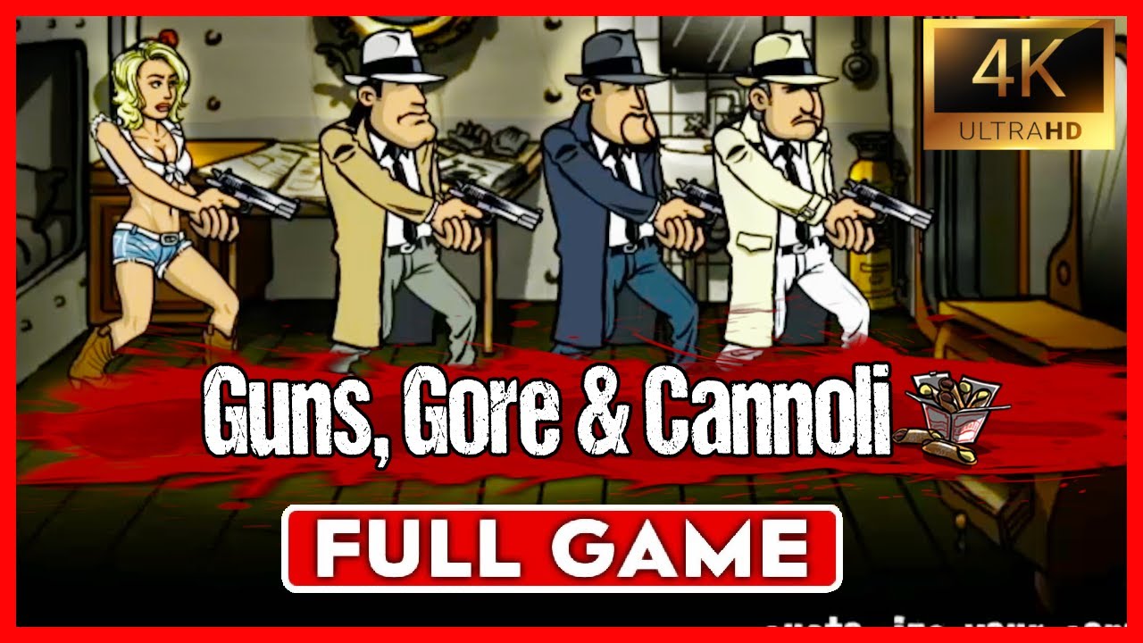 Guns, Gore & Cannoli 4 player Co-op (Full Game ) Ultra 4K 60FPS
