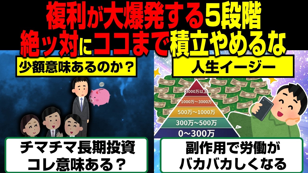 9割が知らない「複利が大爆発する5段階」ココ超えた瞬間に起きる異変がヤバすぎる