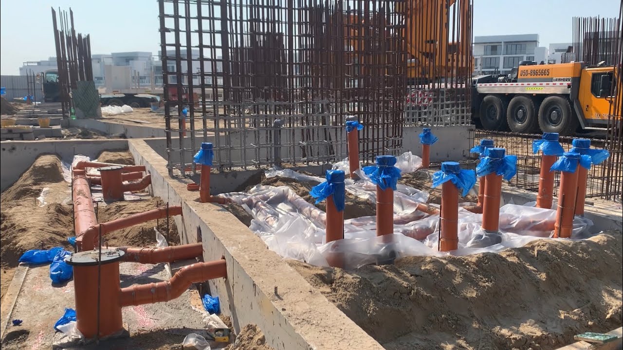 Underground Drainage Work | Drainage Sleeve Work | Drainage Invert Level