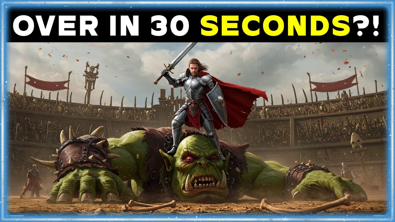 The Orc Chieftain Never Lost a Trial by Combat... Until The Human Walked In | Best Fantasy Stories