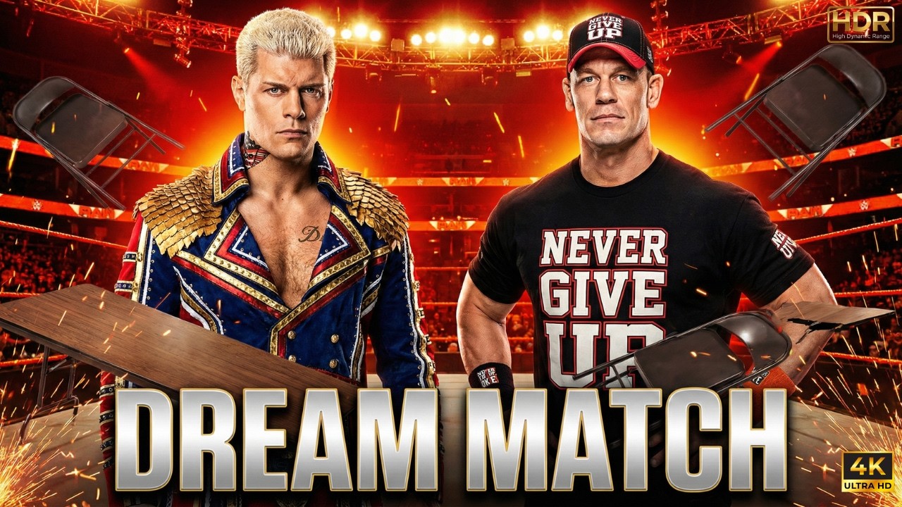 Cody Rhodes vs John Cena – Dream Match 🔥 Extreme Rules | WWE 2K25 4K HDR