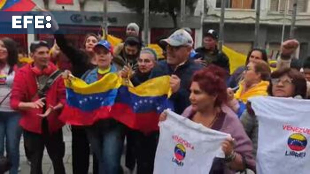 Venezolanos en Bolivia celebran detenci&oacute;n de Maduro y piden al Parlamento reconocer a Edmundo Gonz&aacute;l