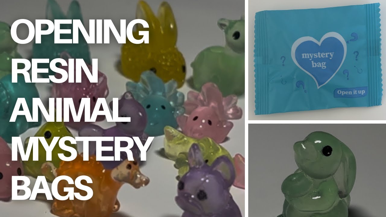 Opening and Rating Resin Animal Mystery Bags!