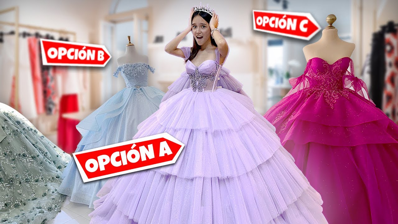BUSCANDO mi VESTIDO DE 15 AÑOS