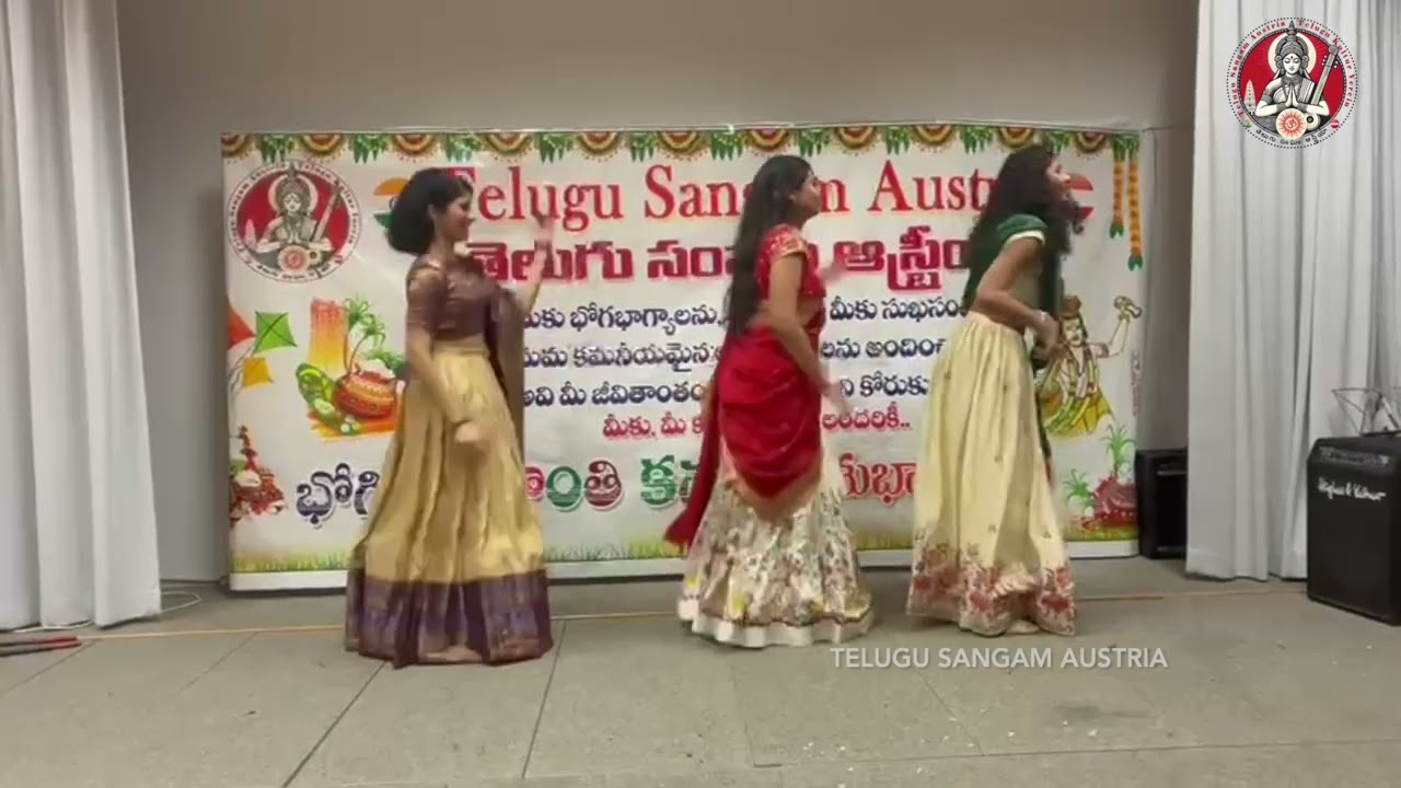 Grace, Rhythm & Soul &ndash; Harshitha, Srithi & Tejaswi Live | Sankranthi 2026| Telugu Sangam Austria