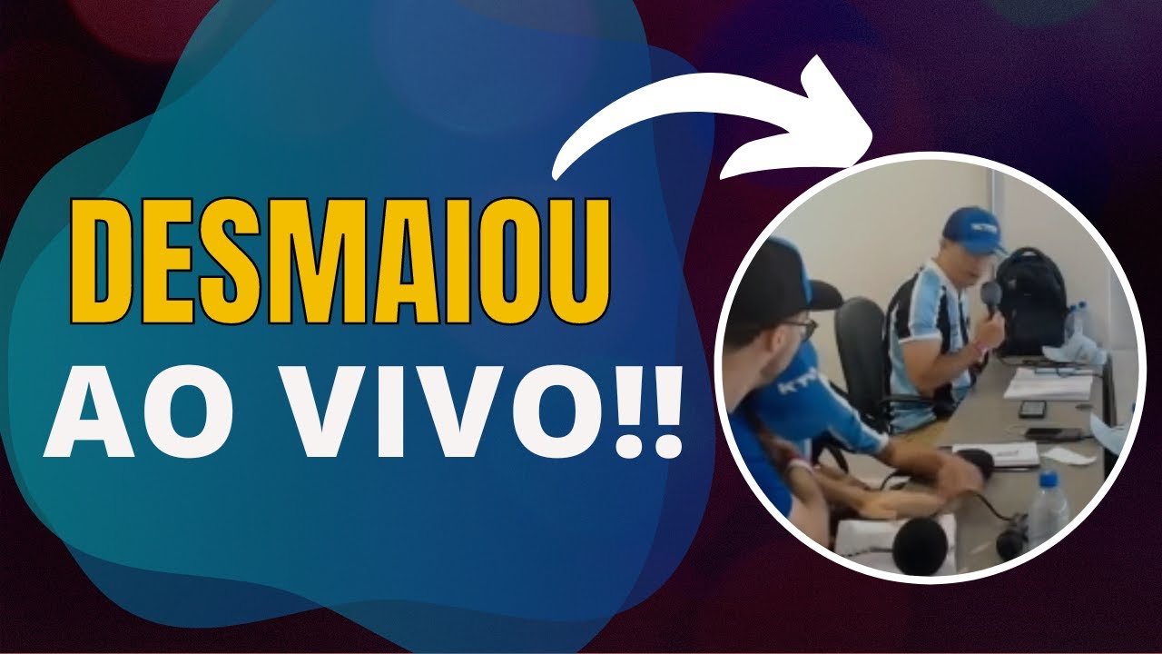FARID DESMAIA AO VIVO EM GRÊMIO 1 X 0 BRASIL-PEL (ELE ESTÁ BEM, GALERA!!!)