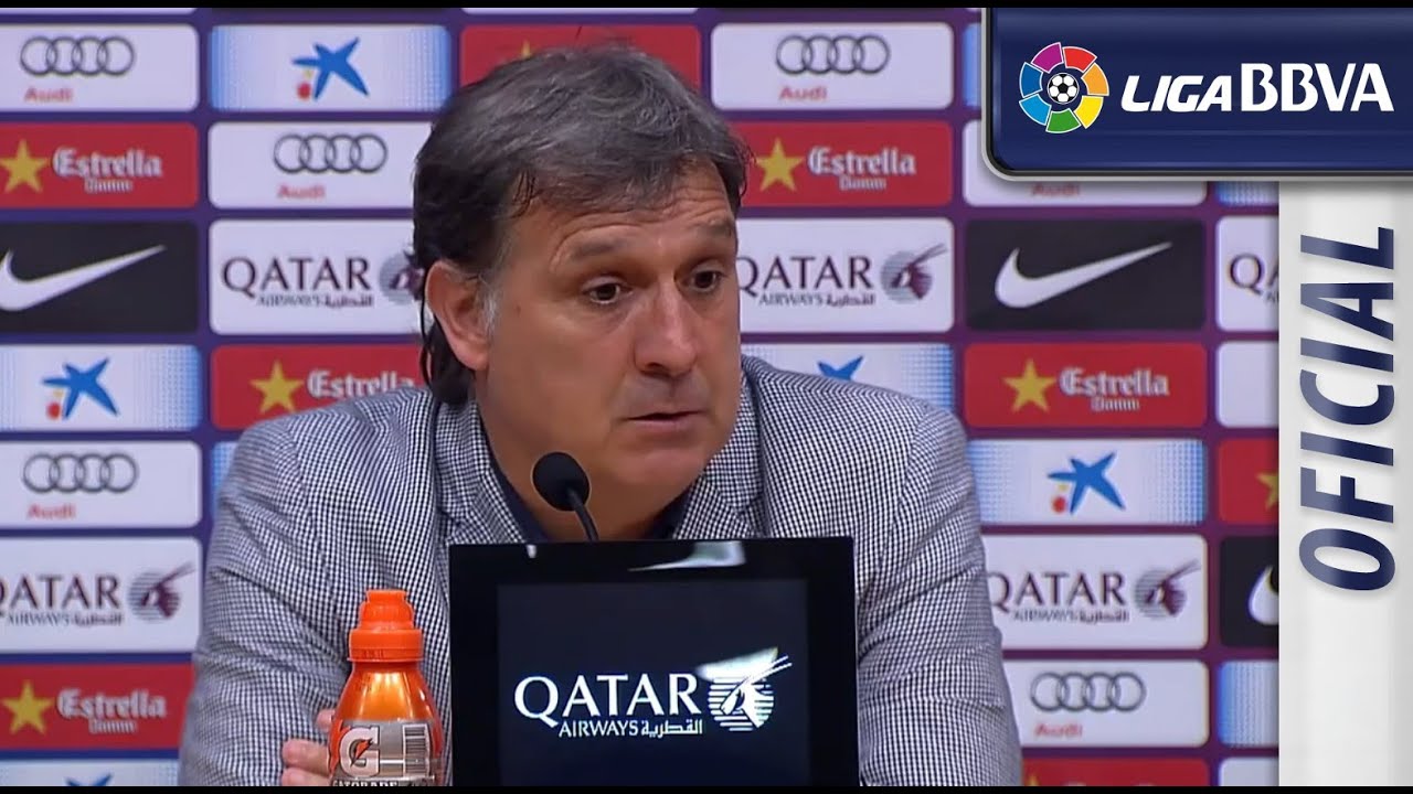 Rueda de Prensa de Gerardo Tata Martino tras el FC Barcelona (2-1) Real Madrid - HD