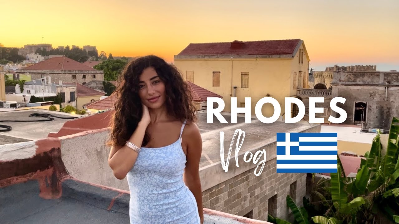 RHODES GREECE TRAVEL VLOG 🇬🇷 (OLD TOWN RHODES, LINDOS & MORE) 🏰
