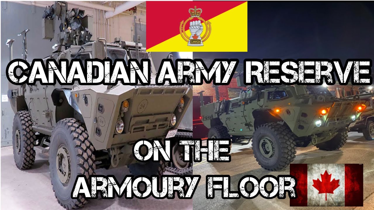 Canadian Army Reserve || On The Armoury Floor || Armoured Soldiers