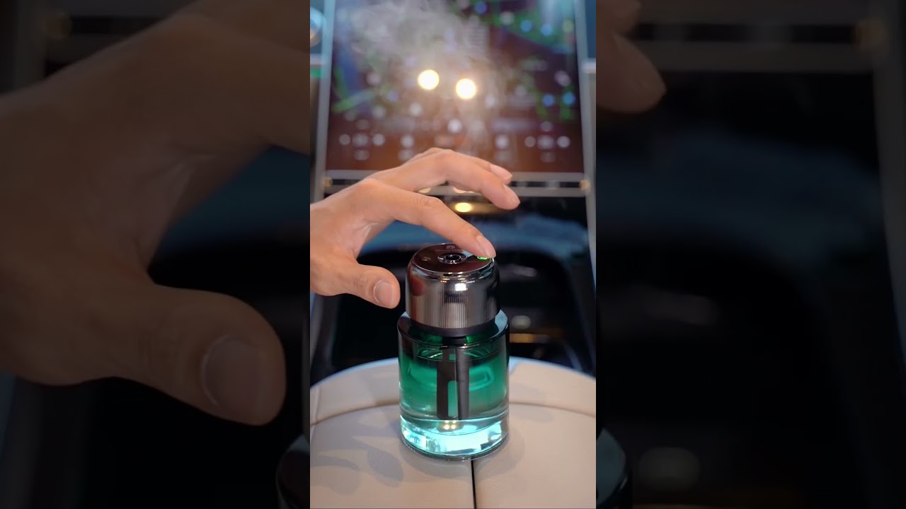 Pure Oil Portable Car Aroma Diffuser With Starry Top Air Fresher Fragrance Machine #phoneplanet