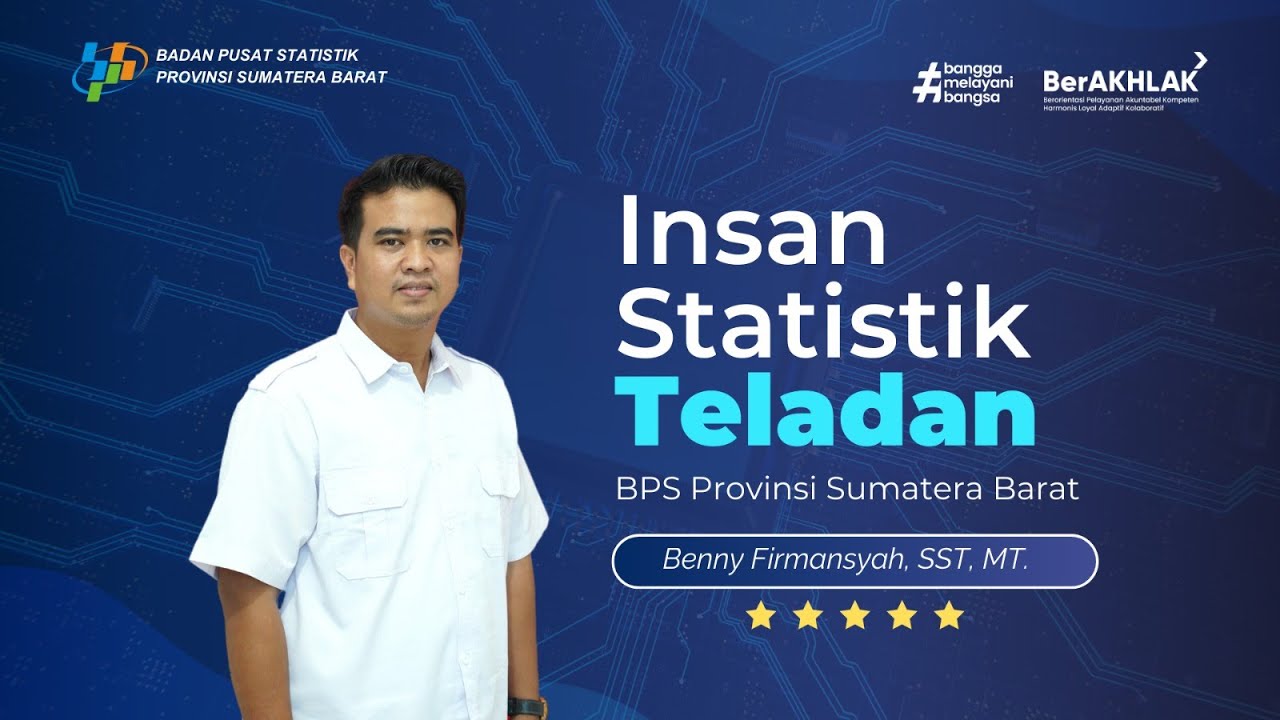 INSAN STATISTIK TELADAN 2024 | BENNY FIRMANSYAH | BPS PROVINSI SUMATERA BARAT