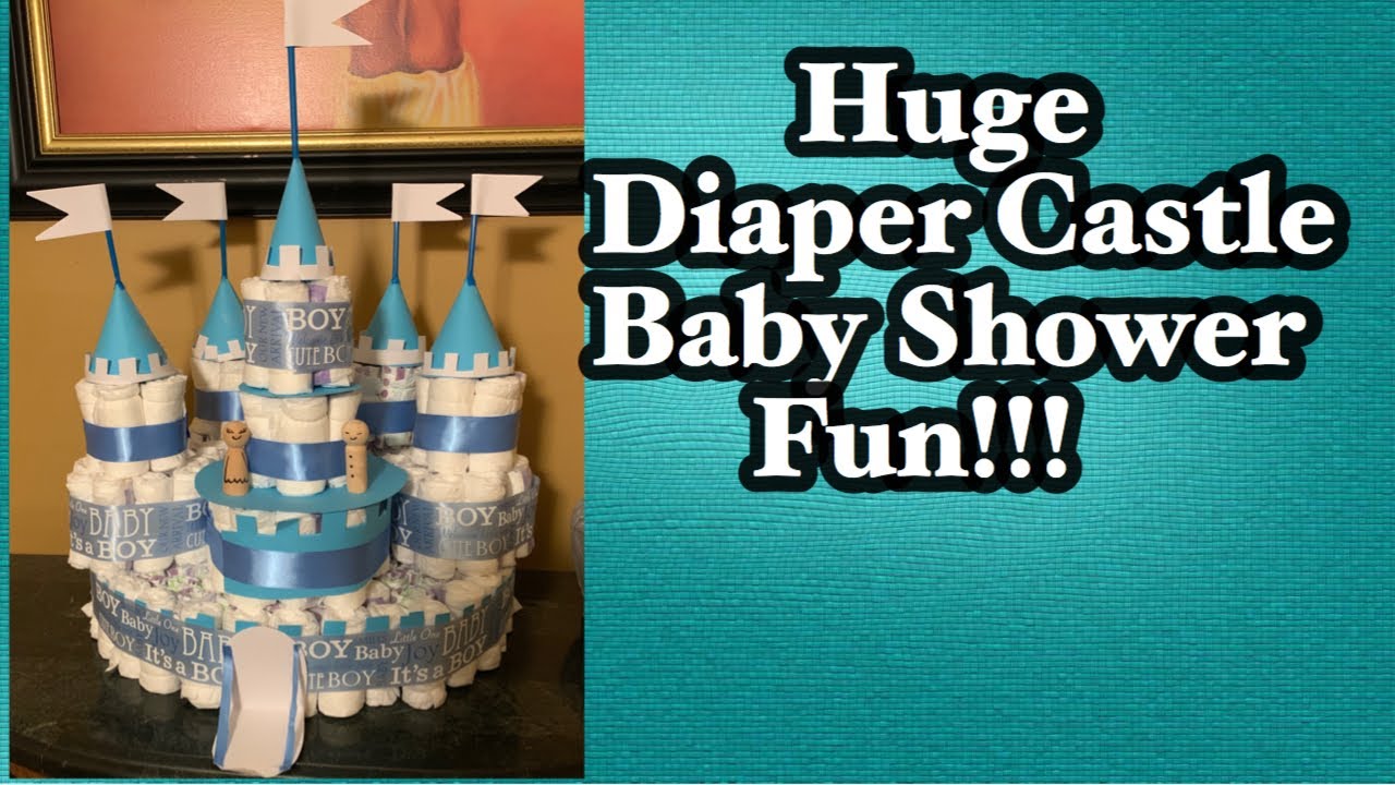 Diaper Castle | Baby Shower Fun| DYI -Detailed Instructions