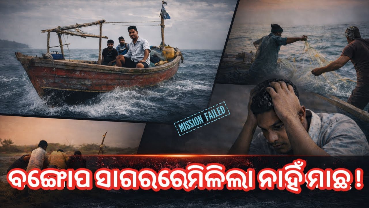 Fishing in Bay of Bengal.ବଙ୍ଗୋପ ସାଗରରେ କେମିତି ମାଛ ଧରାଯାଏ?UntoldStory of Fishermen.Boat Fishing219 31
