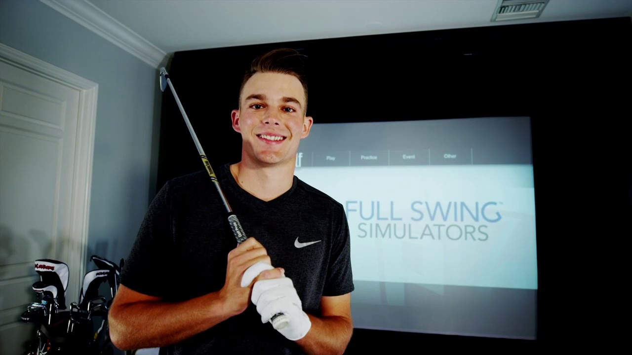 Aaron Wise's Golf Story & How It Led to Installing a Full Swing simulator