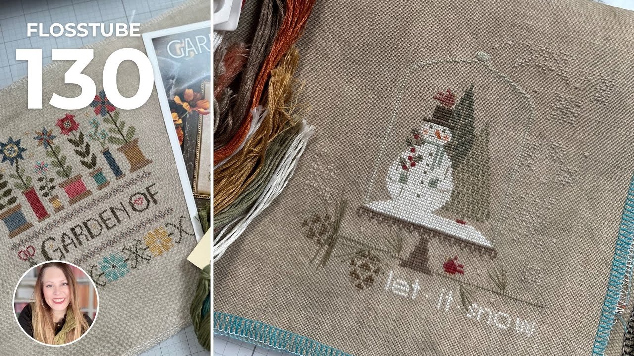 Flosstube 130 | Valentine’s FFO, Current WIPs, Quilt Projects & Chart Organization