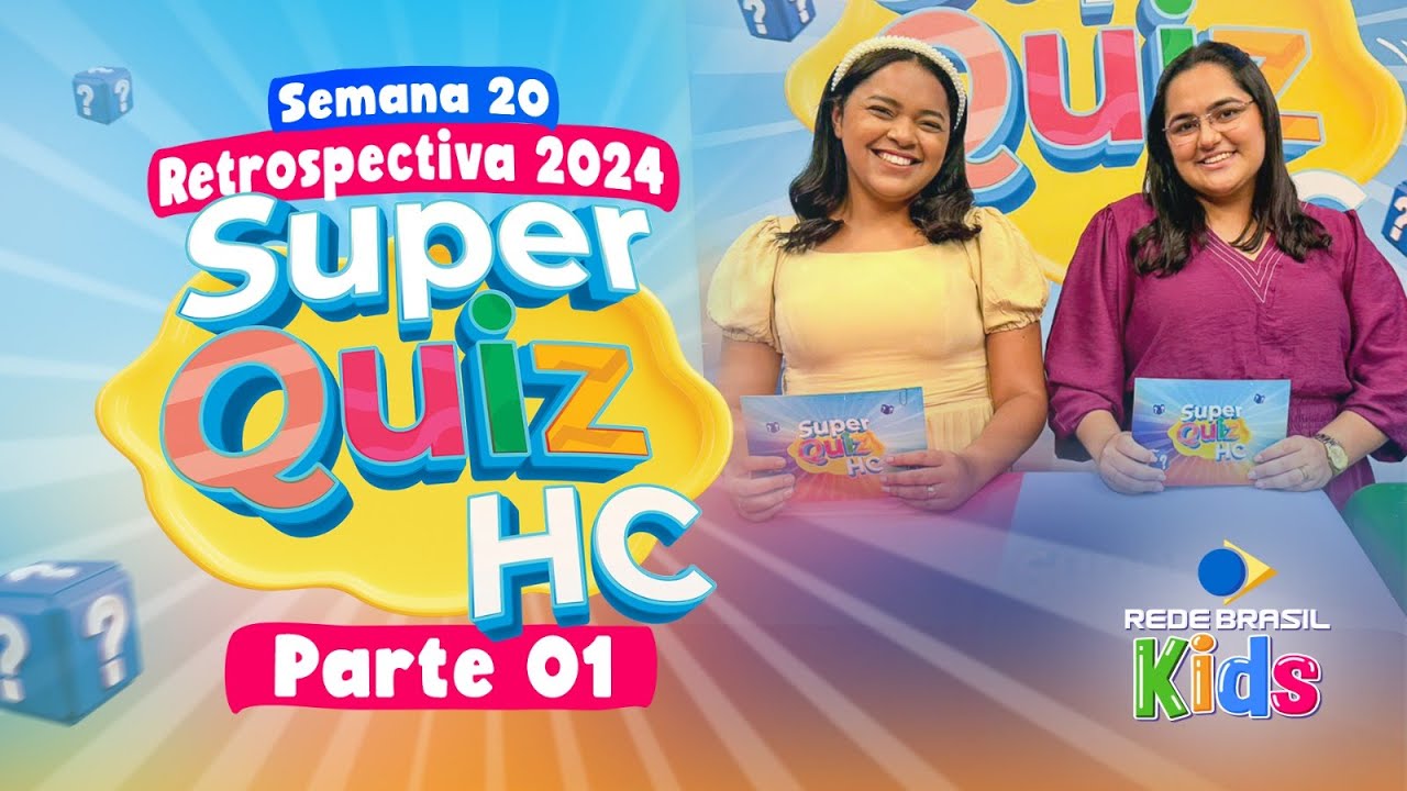 Super Quiz Semana 20 - Retrospectiva 2024 | Parte 1 | Hora da Criançada | Rede Brasil Kids