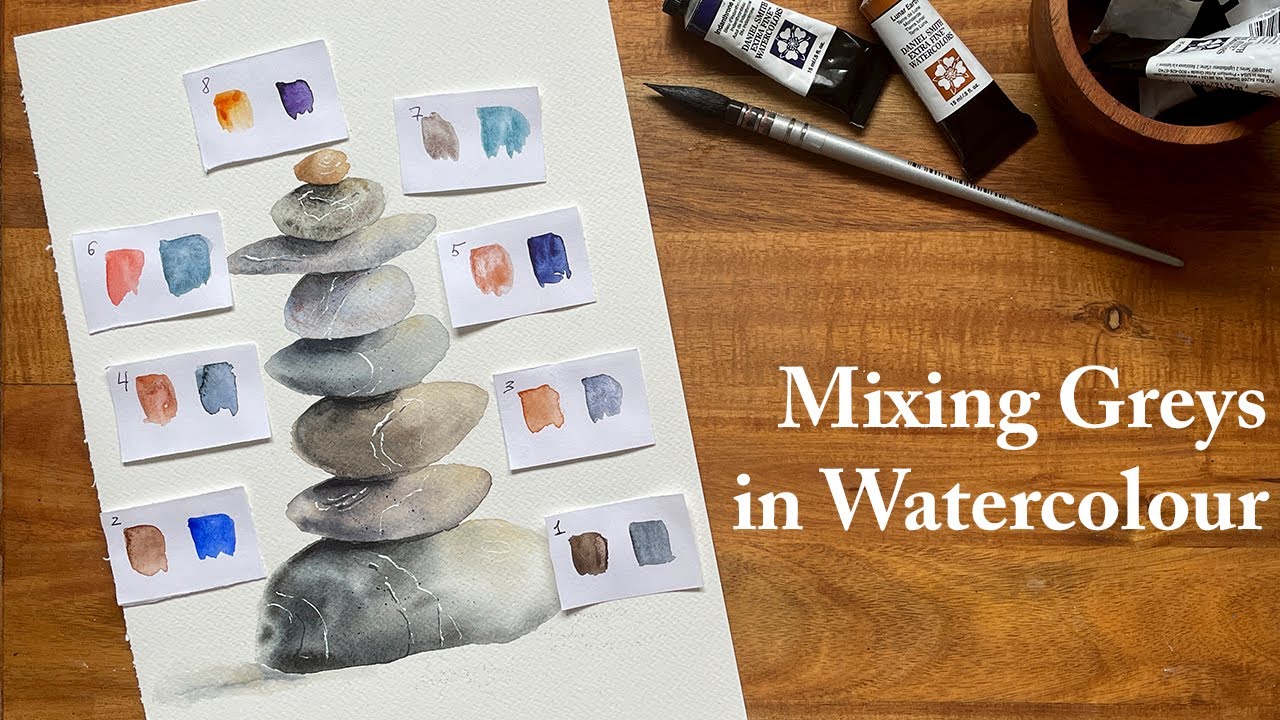 Mixing Greys in Watercolour