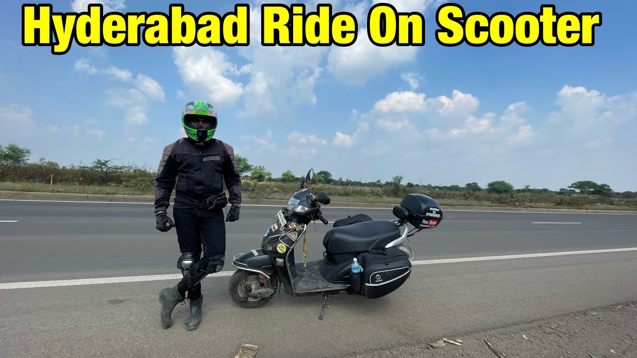 Hyderabad To Mumbai On Scooter | Part 1 #hyderabadride2021 #day8