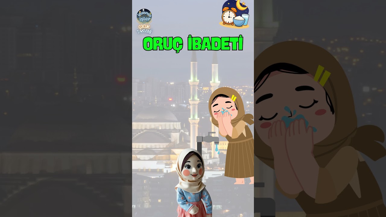 Abdest Alırken Su Ka&ccedil;arsa Oru&ccedil; Bozulur mu? 💧 | &Ccedil;ocuklar İ&ccedil;in Animasyon Dikkatli Abdest, Sağlam Oru&ccedil;!