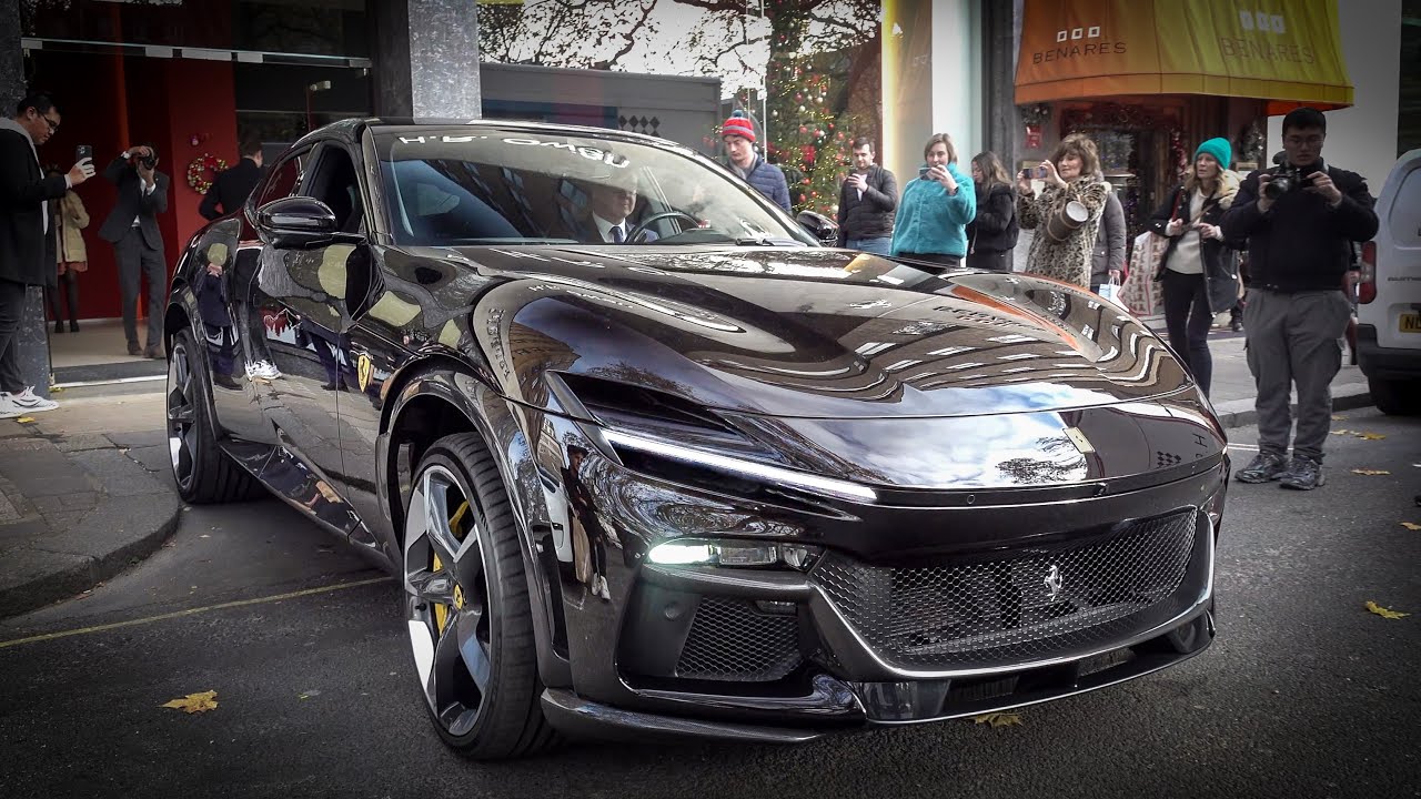 FIRST Ferrari Purosangue V12 Driving in London!!