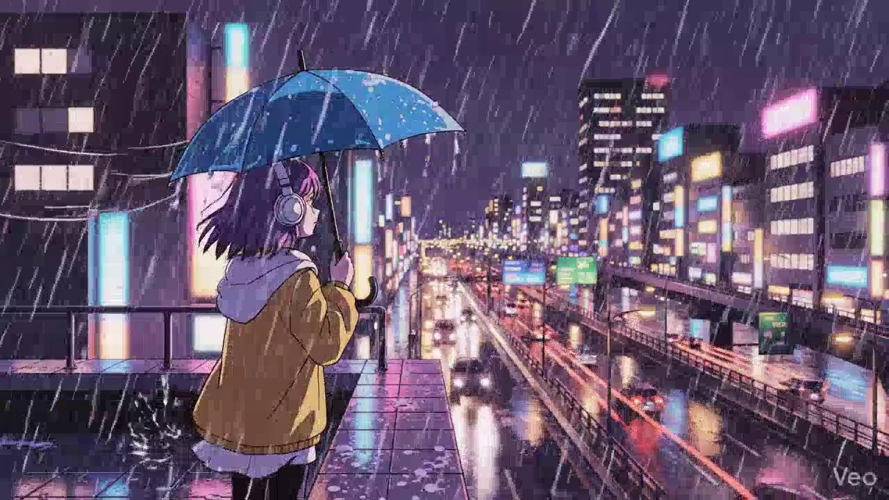 Japanese Rainy Night 🌧️ Chillhop Lofi Study Music