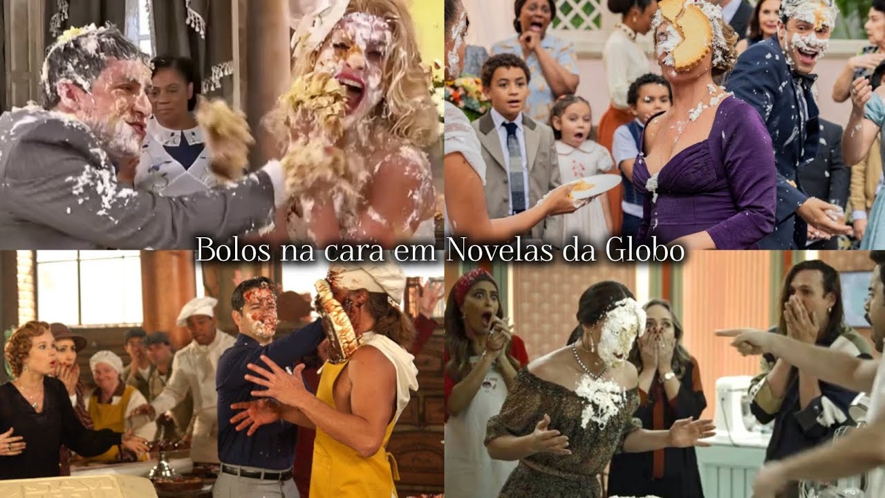 Bolos na cara em Novelas da Globo / ESPECIAL 3K