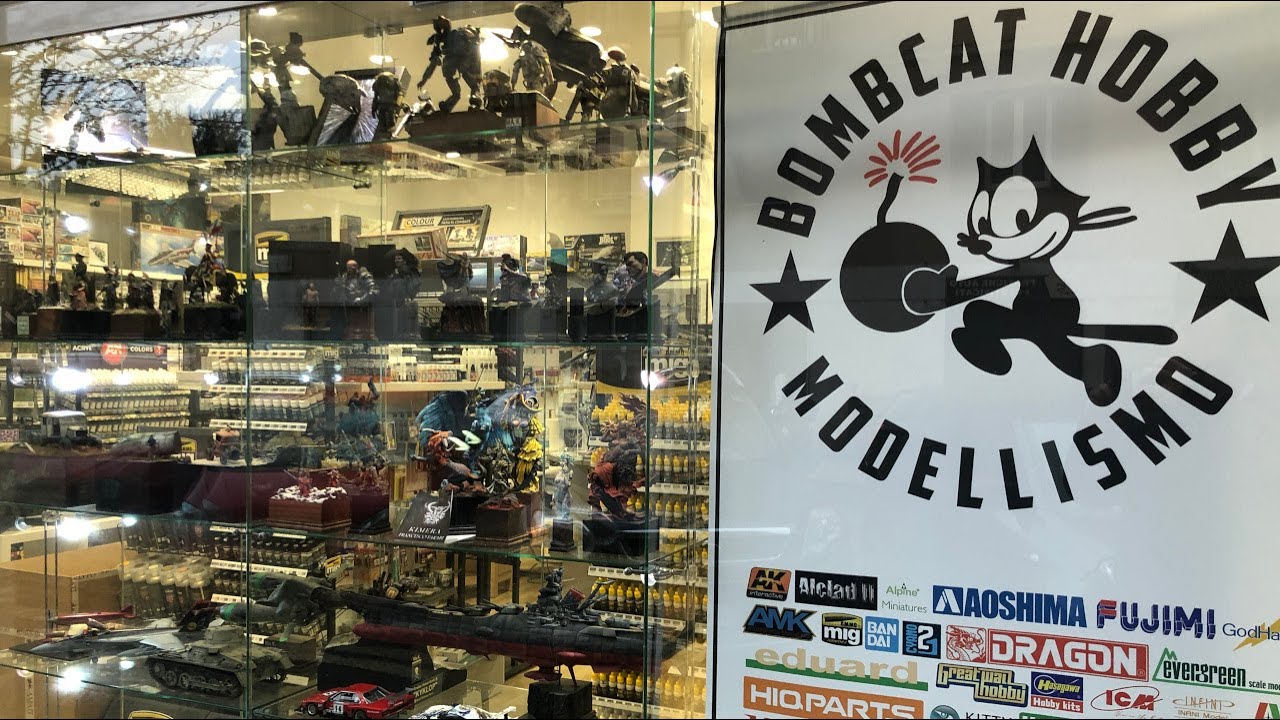Bombcat Hobby , il negozio di riferimento a Roma per gli appassionati di modellismo