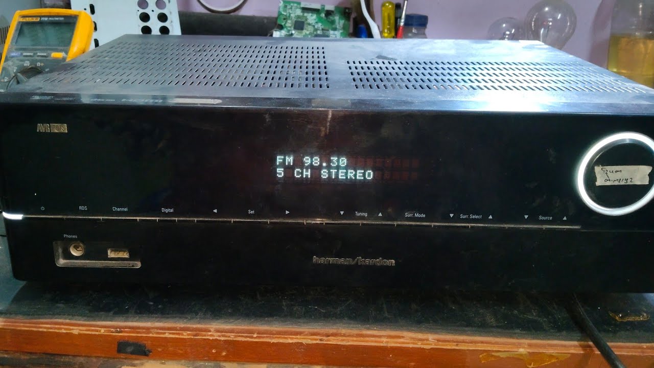 Harman Kardon AVR151S Dead Pice Nosound Problem Solved Successfully #omvisionelectronic 