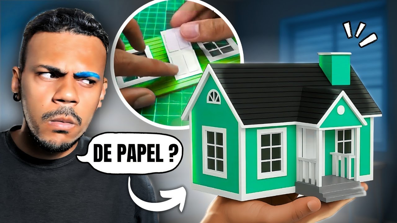 FIZ UM CASA DE PAPEL ?? - Ficou LINDA !
