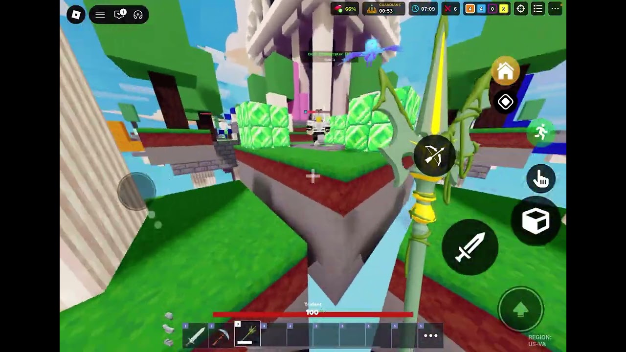 Playing Roblox bedwars once again :D