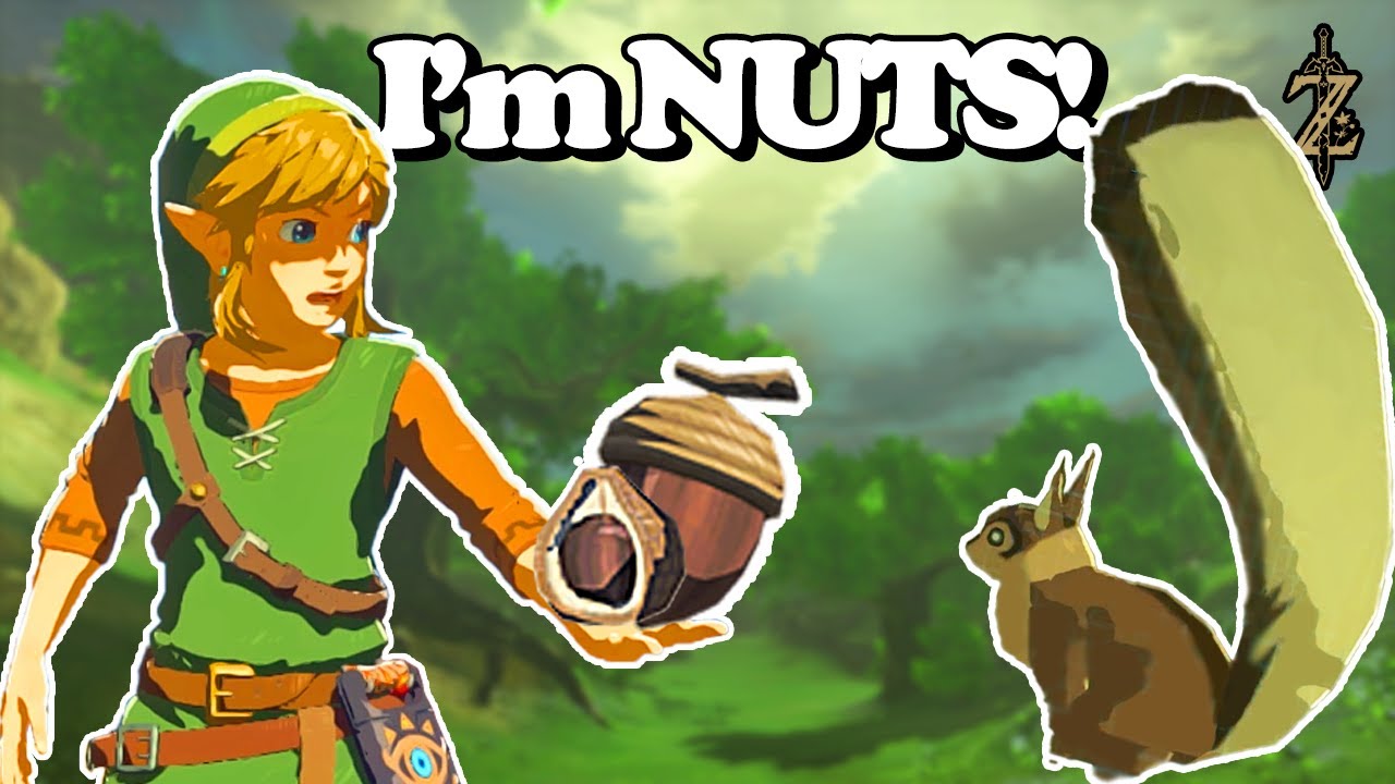 Acorn & Chickaloo Nut Farming in Zelda Breath of The Wild | BotW