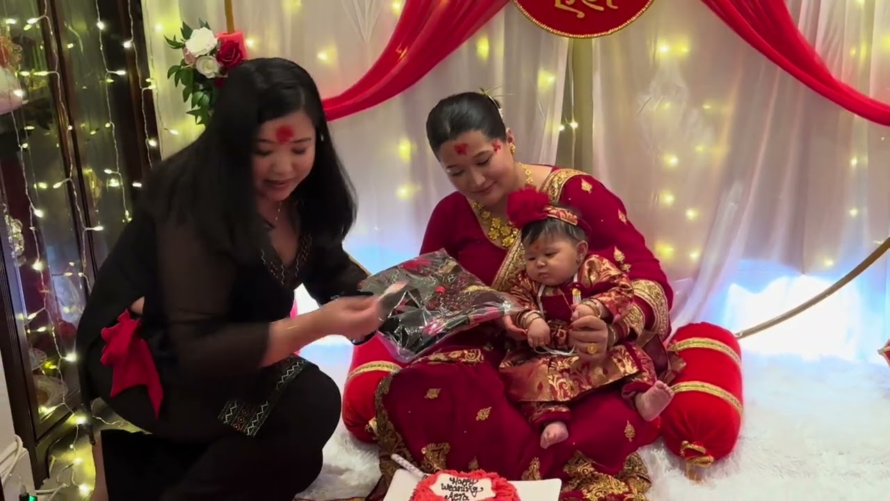 Aera’s Annaprashan Ceremony [ Weaning Ceremony ]