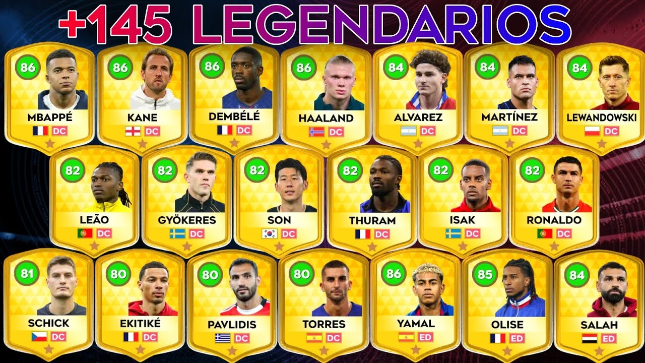 ВСЕ ЛЕГЕНДАРНЫЕ ИГРОКИ ОБНОВЛЕНЫ в DLS 26 | Dream League Soccer
