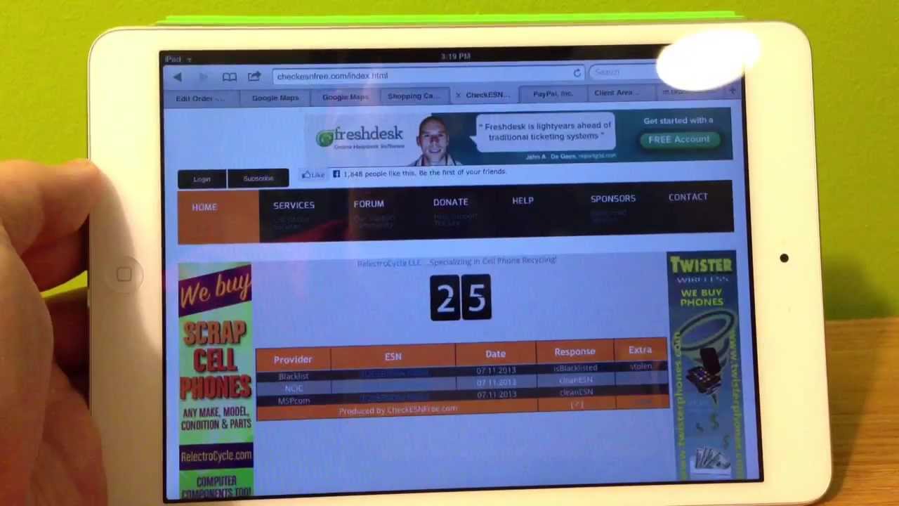 How To Run Free Blacklist/ ESN Check/ Protect Yourself When Buying Used