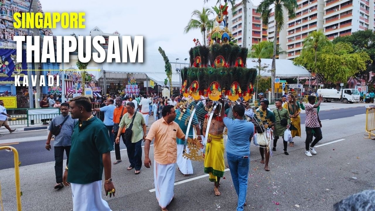 Singapore Thaipusam 2025 - Kavadi Procession | சிங்கப்பூர் தைப்பூசம் - காவடி #thaipusam2025
