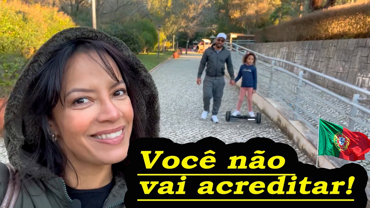 Incrível esse Parque Gratuito que fomos passear em Portugal,Parque Alvito em Lisboa em Portugal