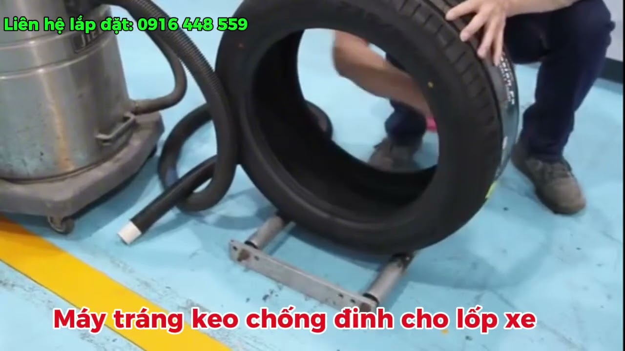 Cung cấp máy tráng keo chống đinh cho lốp xe ô tô, xe máy giá rẻ - 0916448559
