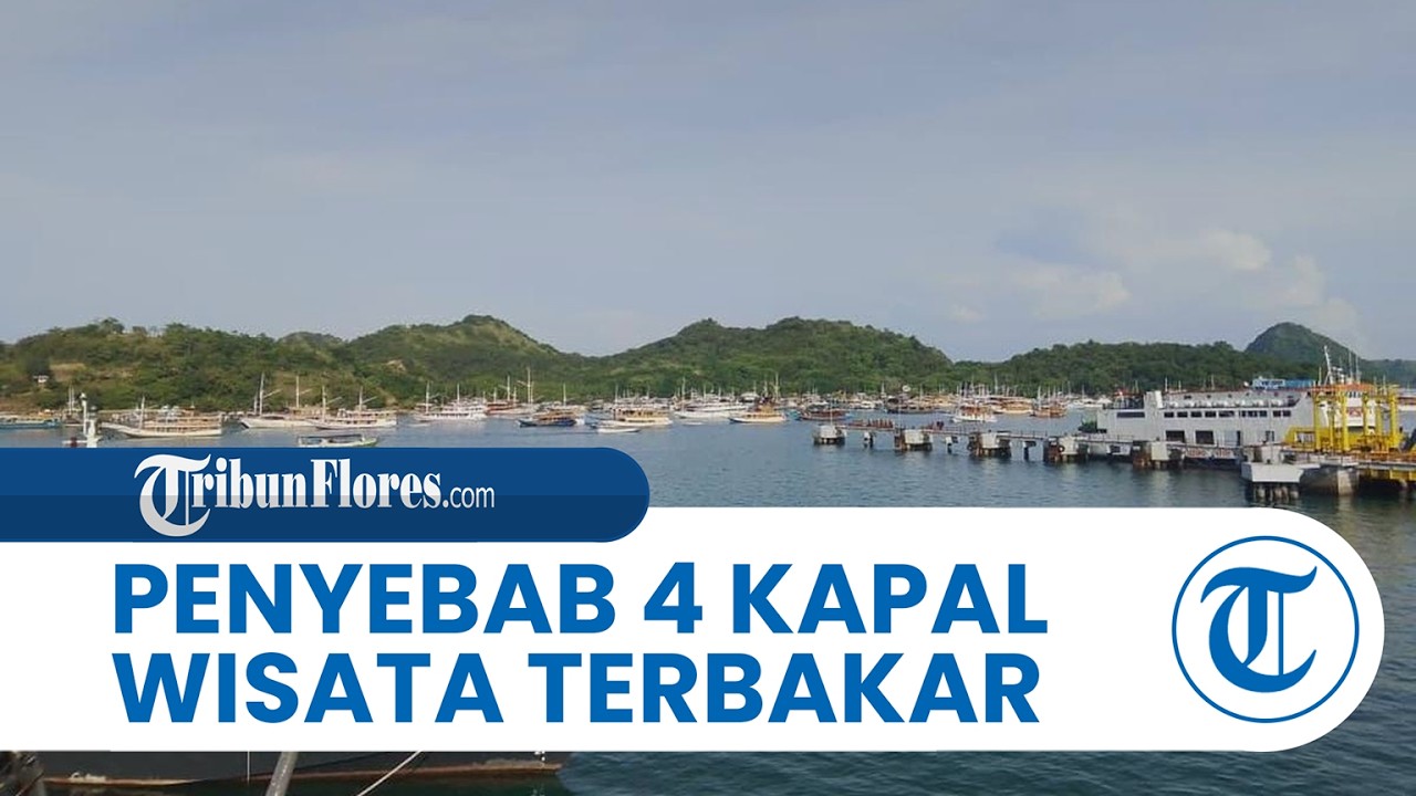Diduga Puntung Rokok Jadi Penyebab Empat Kapal Wisata Terbakar di Perairan Labuan Bajo