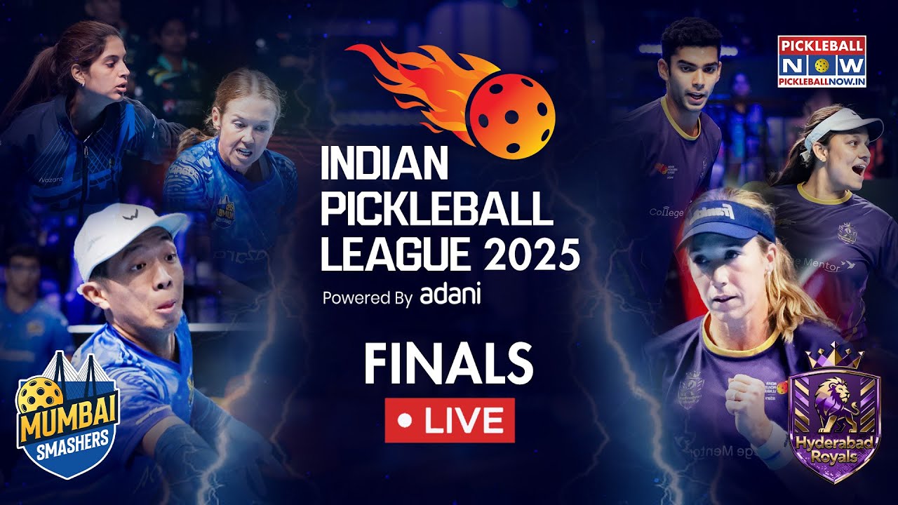 Live: IPBL 2025 Final | Hyderabad vs Mumbai Battle for the Maiden Indian Pickleball&nbsp;League&nbsp;Trophy