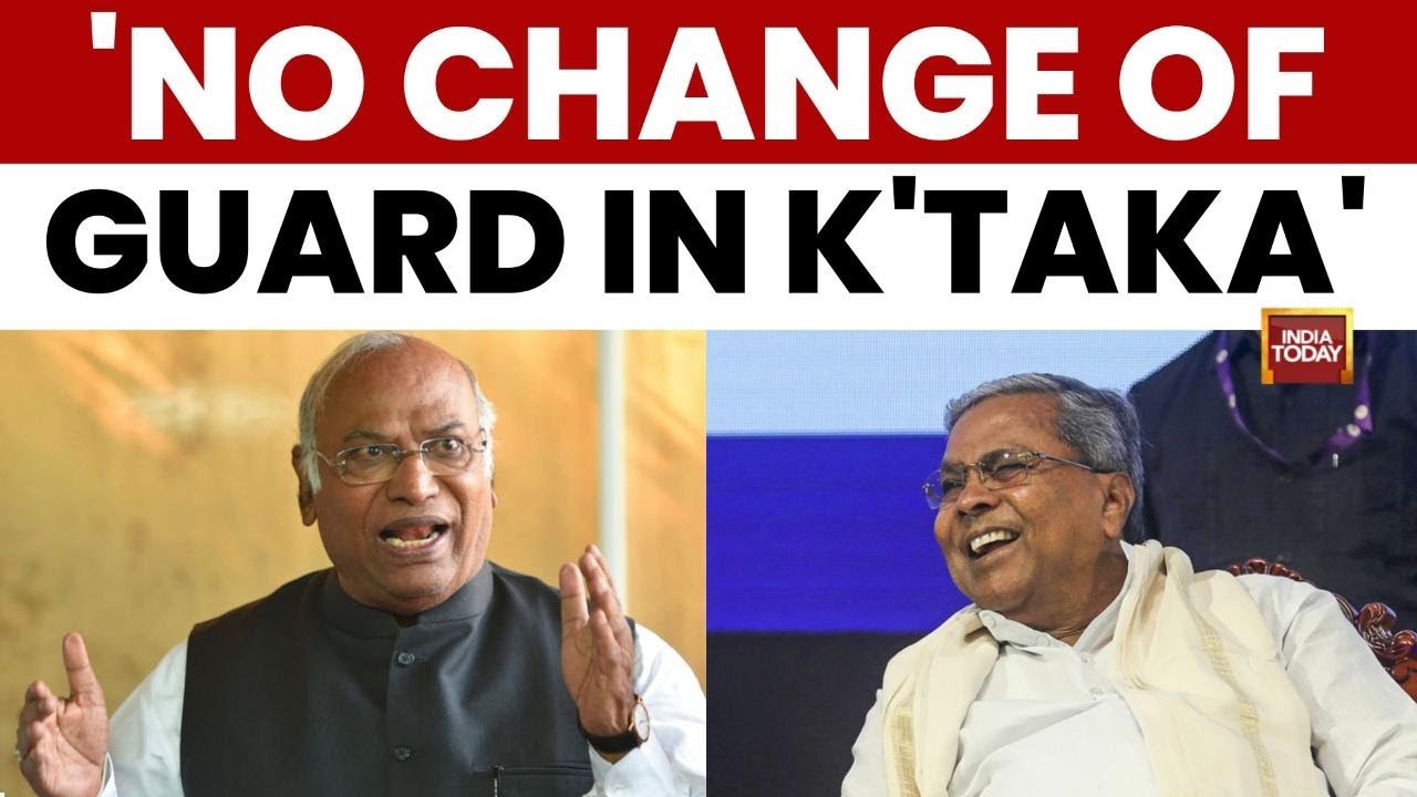 Karnataka Congress Buzz: MLAs Meet Kharge Amid Leadership Change Buzz | India Today News