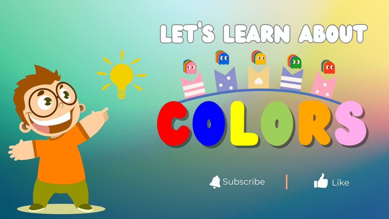 COLORS | Let's Learn Colors! Red, Yellow, Blue & More!