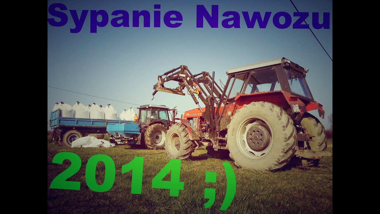 Sypanie Nawozów 2014 - ☆ Podkarpacie ☆ Massey Ferguson & Ursus