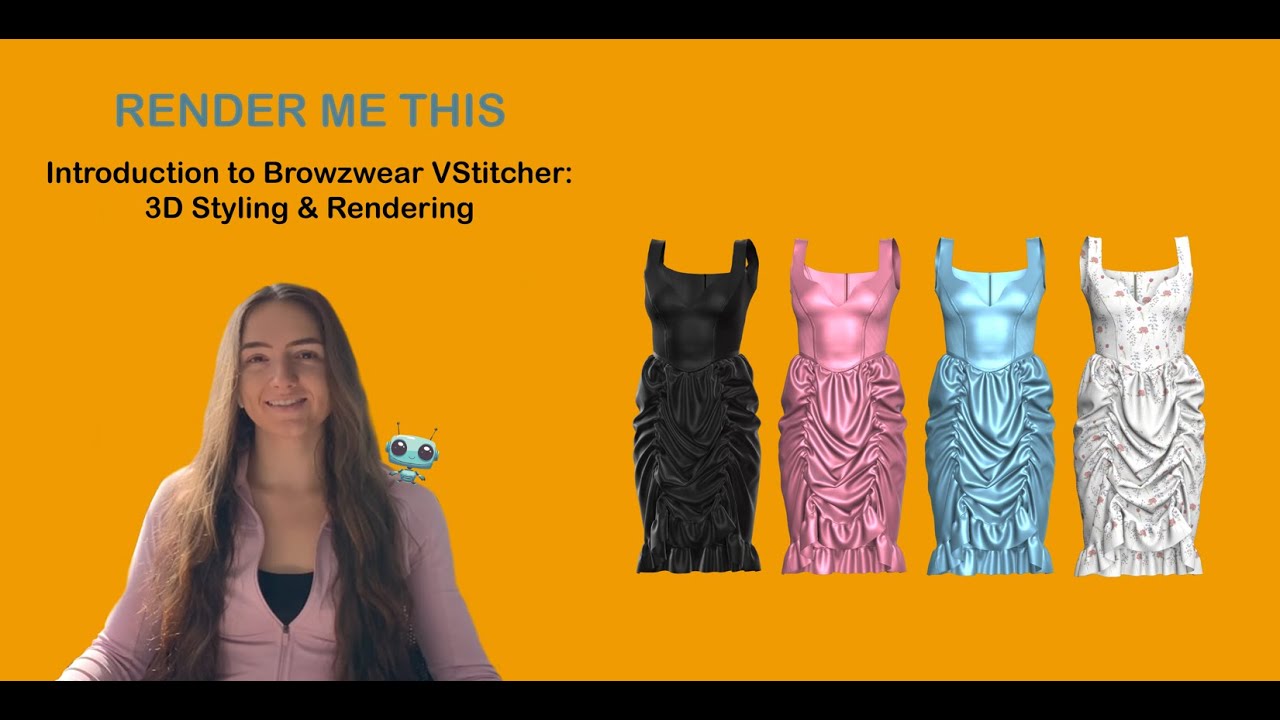 Introduction to Browzwear VStitcher: 3D Styling & Rendering