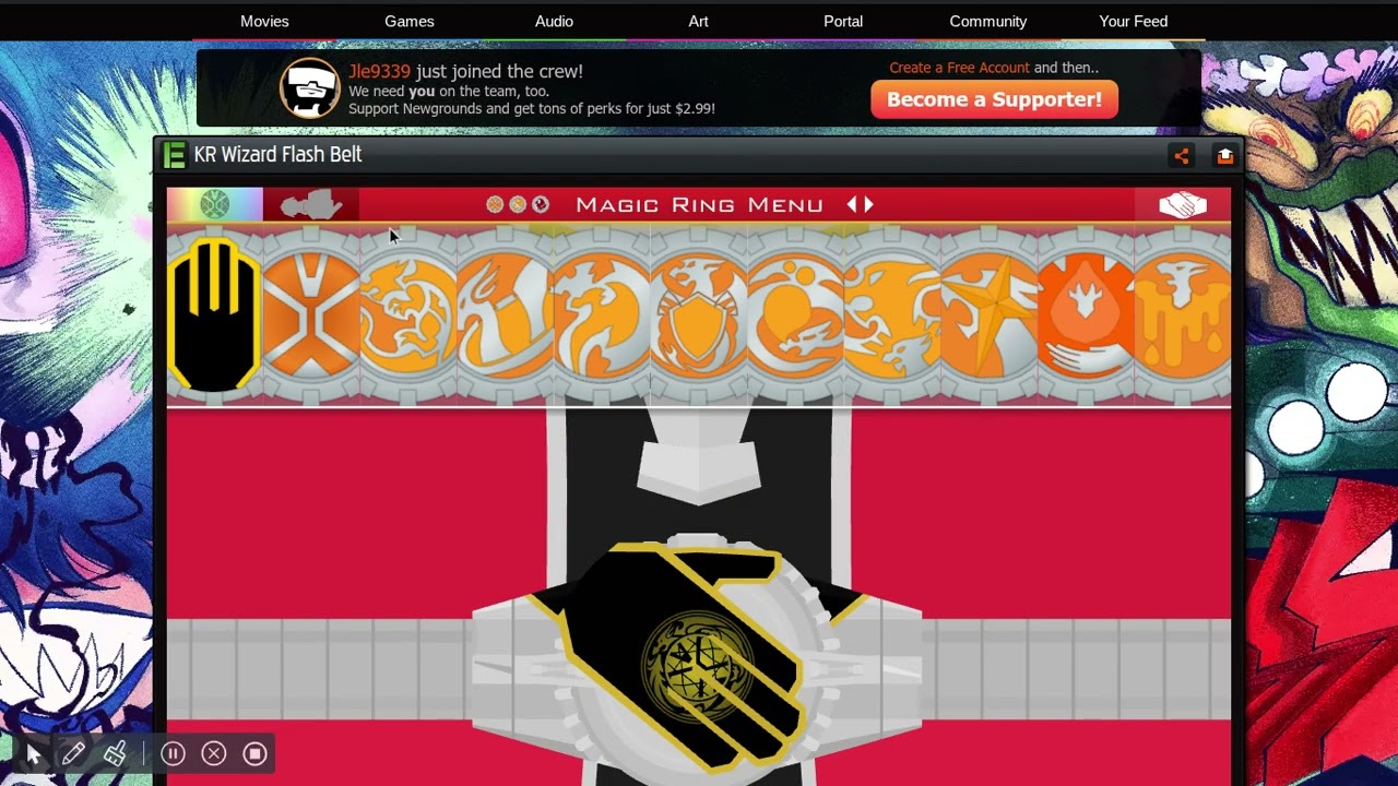 Testing the KR Wizard Flash Belt