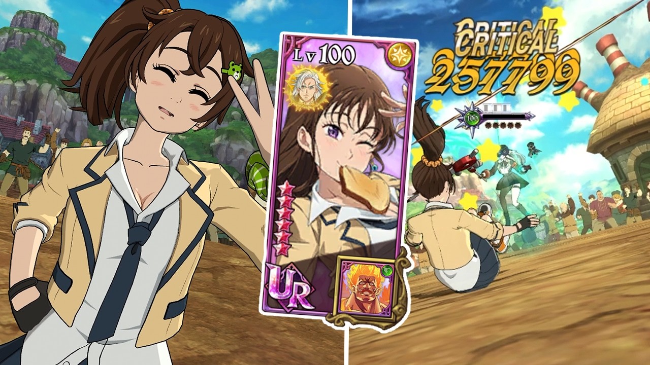 Теперь команда фей может многое... Демонстрация способностей Дианы, бойца Света! [7DS: Grand Cross]