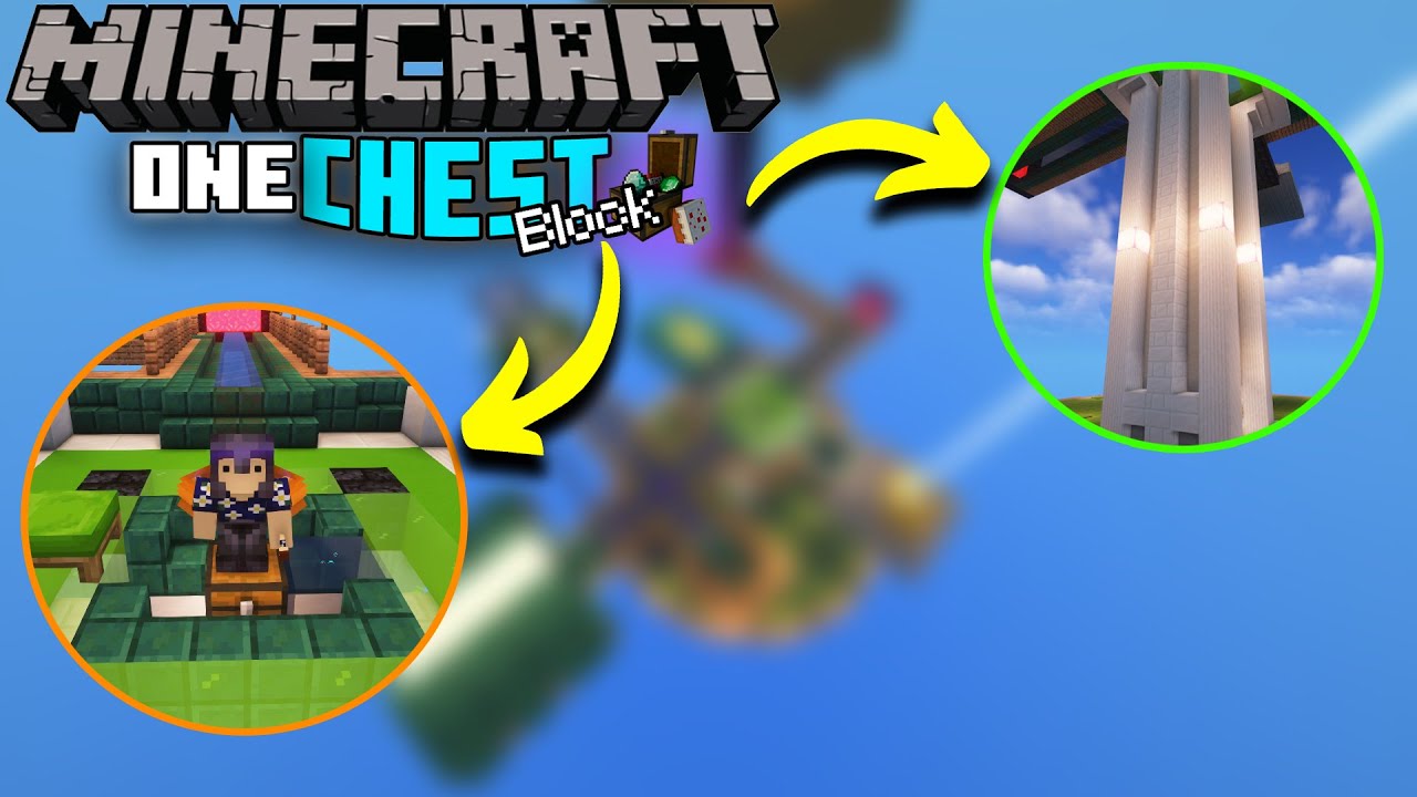 Minecraft HARDCORE na...ONE CHEST BLOCK!🎁 [8]