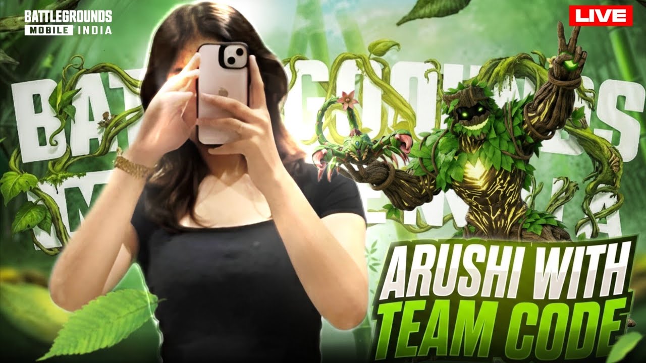 TEAMCODE WITH SUBSCRIBE ❤️|#teamcode #girlgamerlive  #bgmilive #girlgamer #arushiislive #short