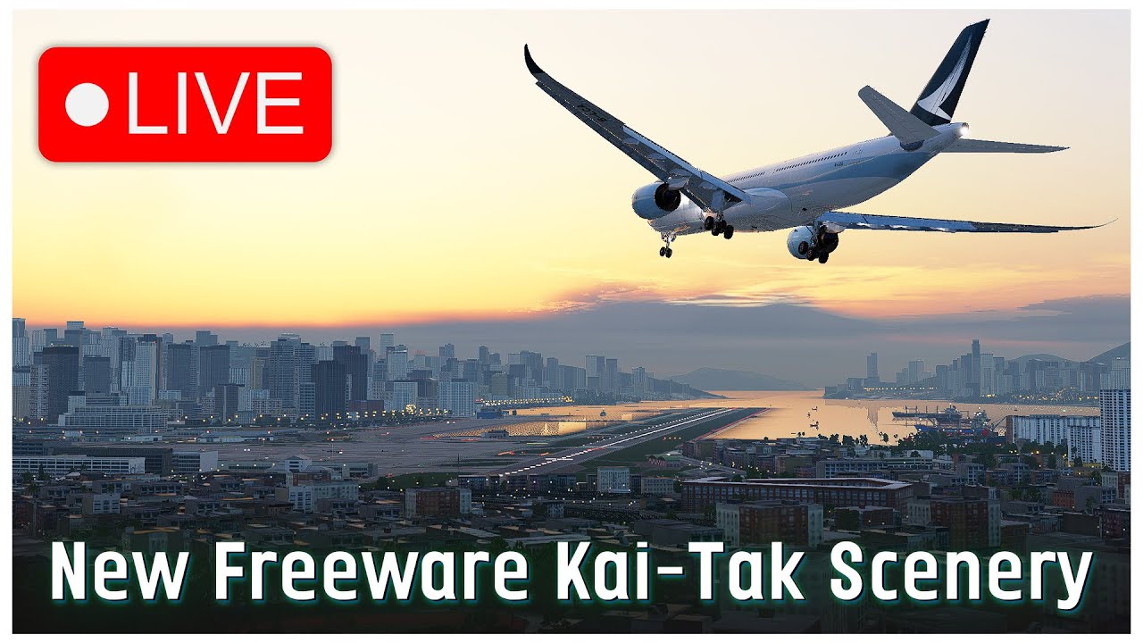 Fantastic Freeware Kai-Tak Scenery | X-Plane 12