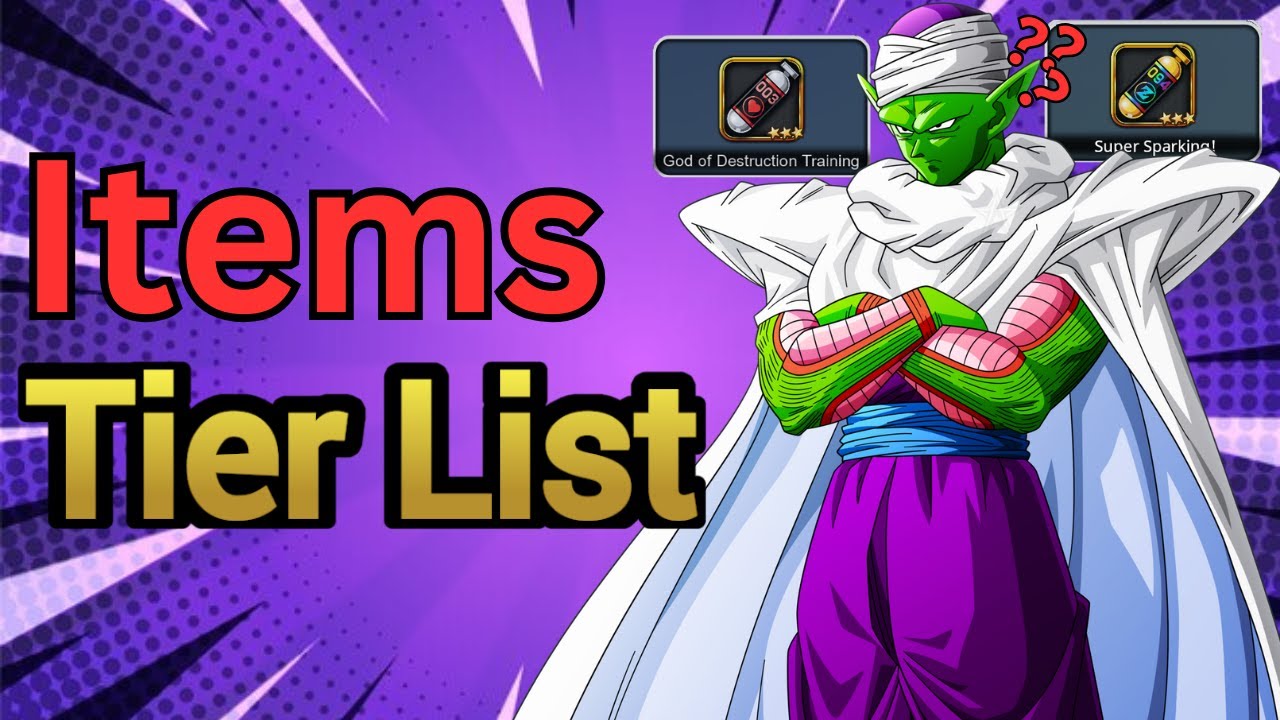 Items Tier List for Dragon Ball Sparking Zero