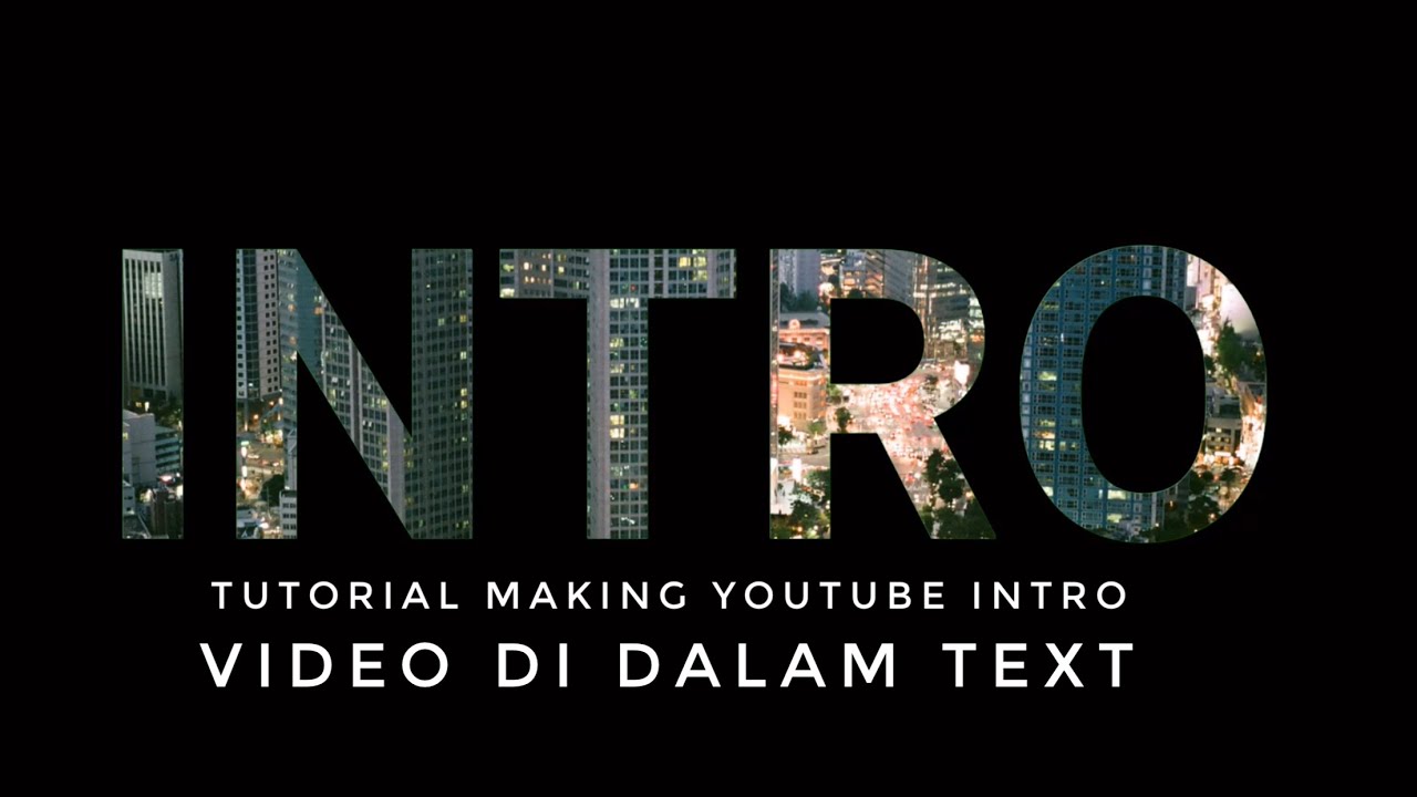Cara Membuat Intro Video di dalam Teks di Kinemaster